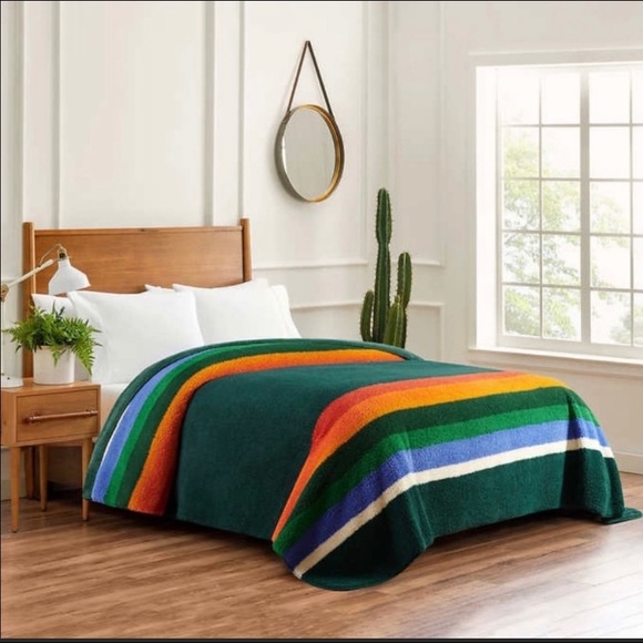 Pendleton Sherpa Fleece Reversible Blanket Throw (NWT) - Picture 1 of 5